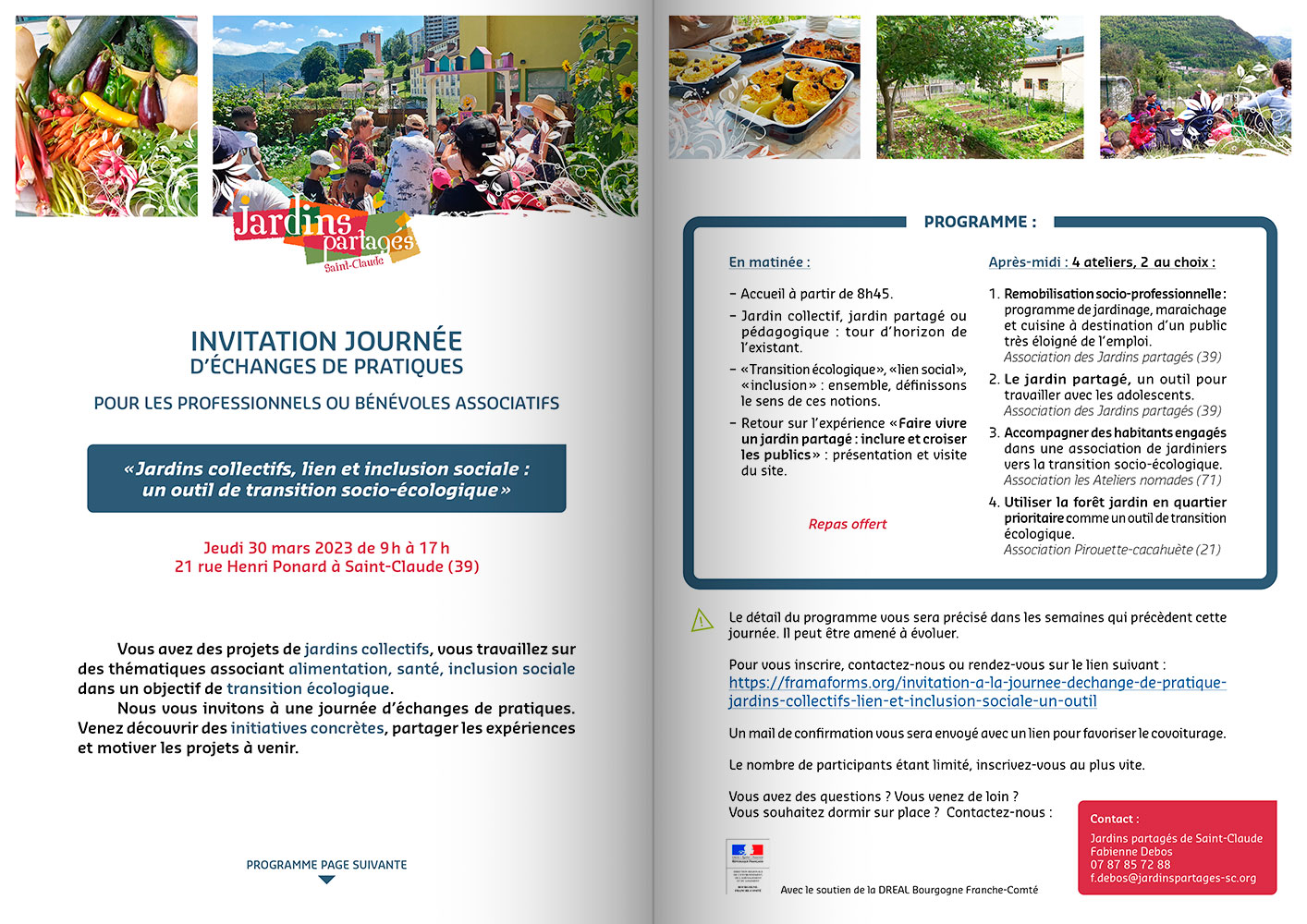 Journ E D Change De Pratique Jardins Collectifs Lien Et Inclusion